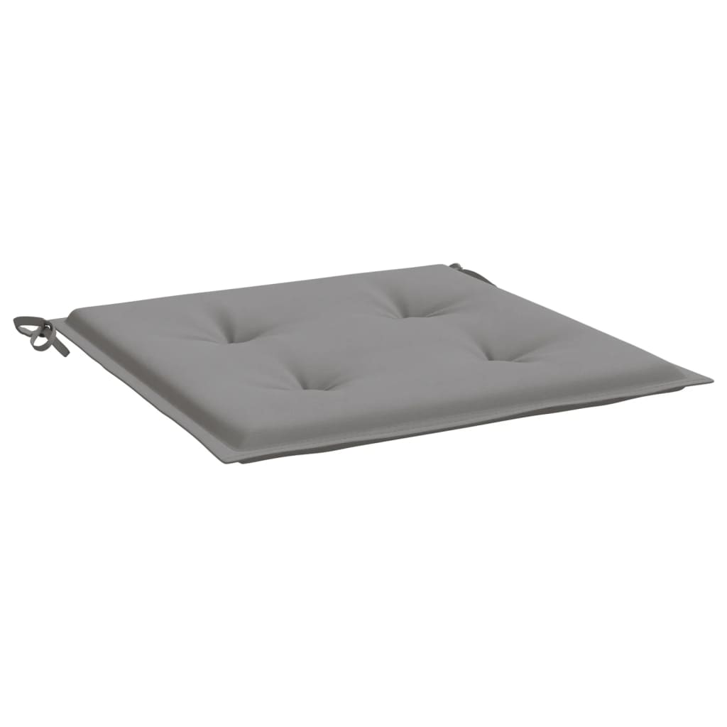 Jastuci za vrtne stolice 6 kom sivi 50 x 50 x 4 cm od tkanine