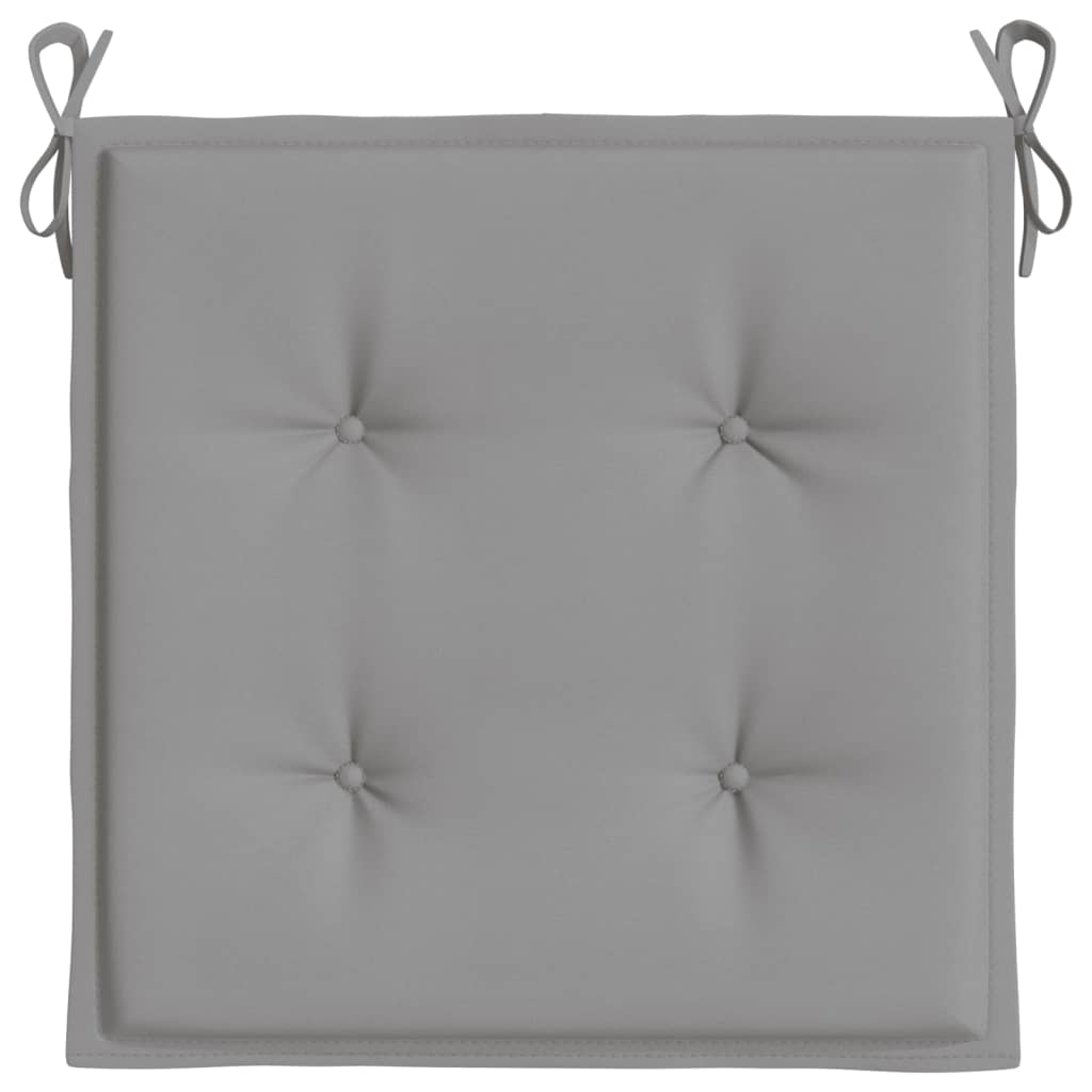 Jastuci za vrtne stolice 6 kom sivi 50 x 50 x 4 cm od tkanine