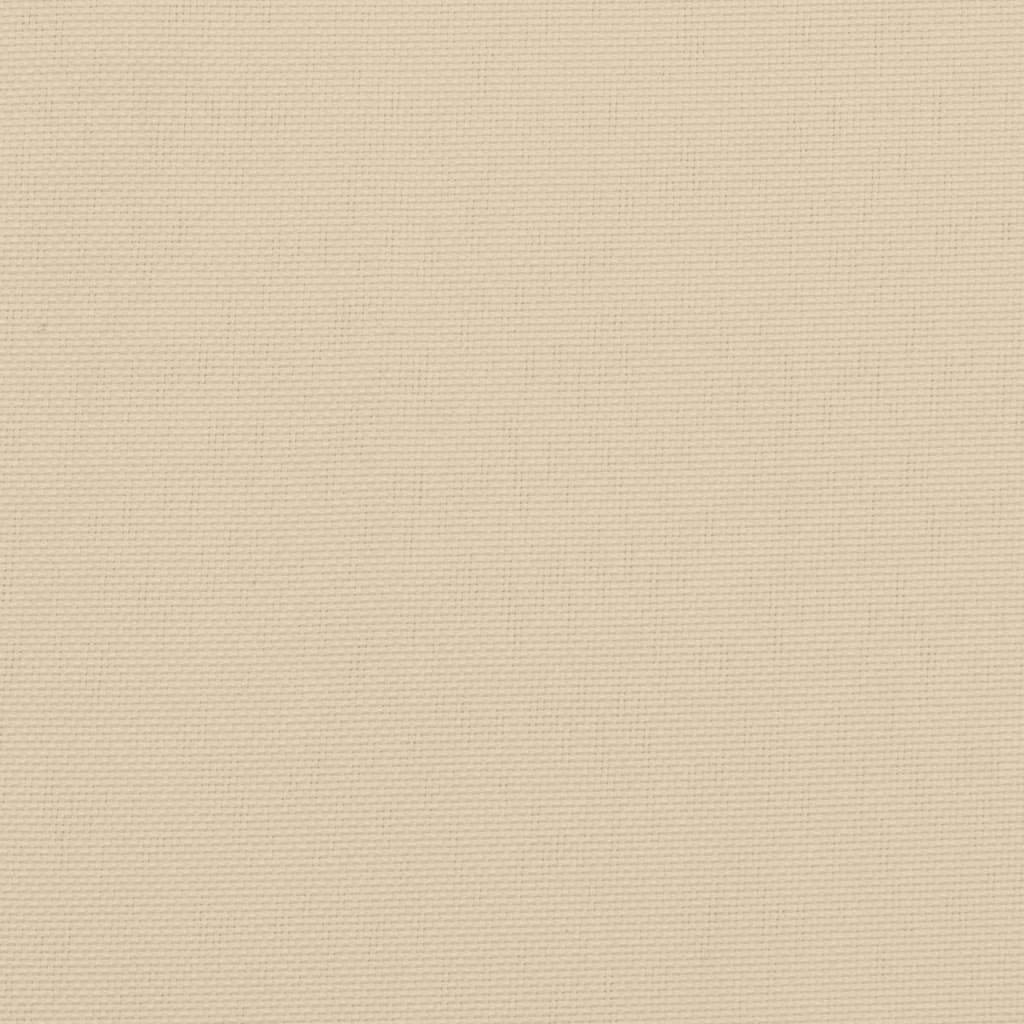 Jastuci za vrtne stolice 6 kom bež 50x50x4 cm od tkanine Oxford