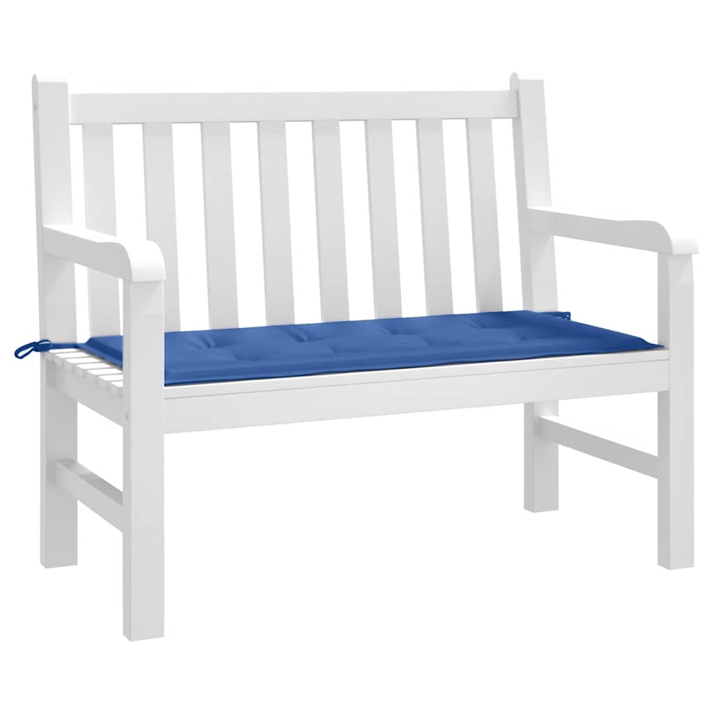 Jastuk za vrtnu klupu plavi 100 x 50 x 3 cm od tkanine Oxford