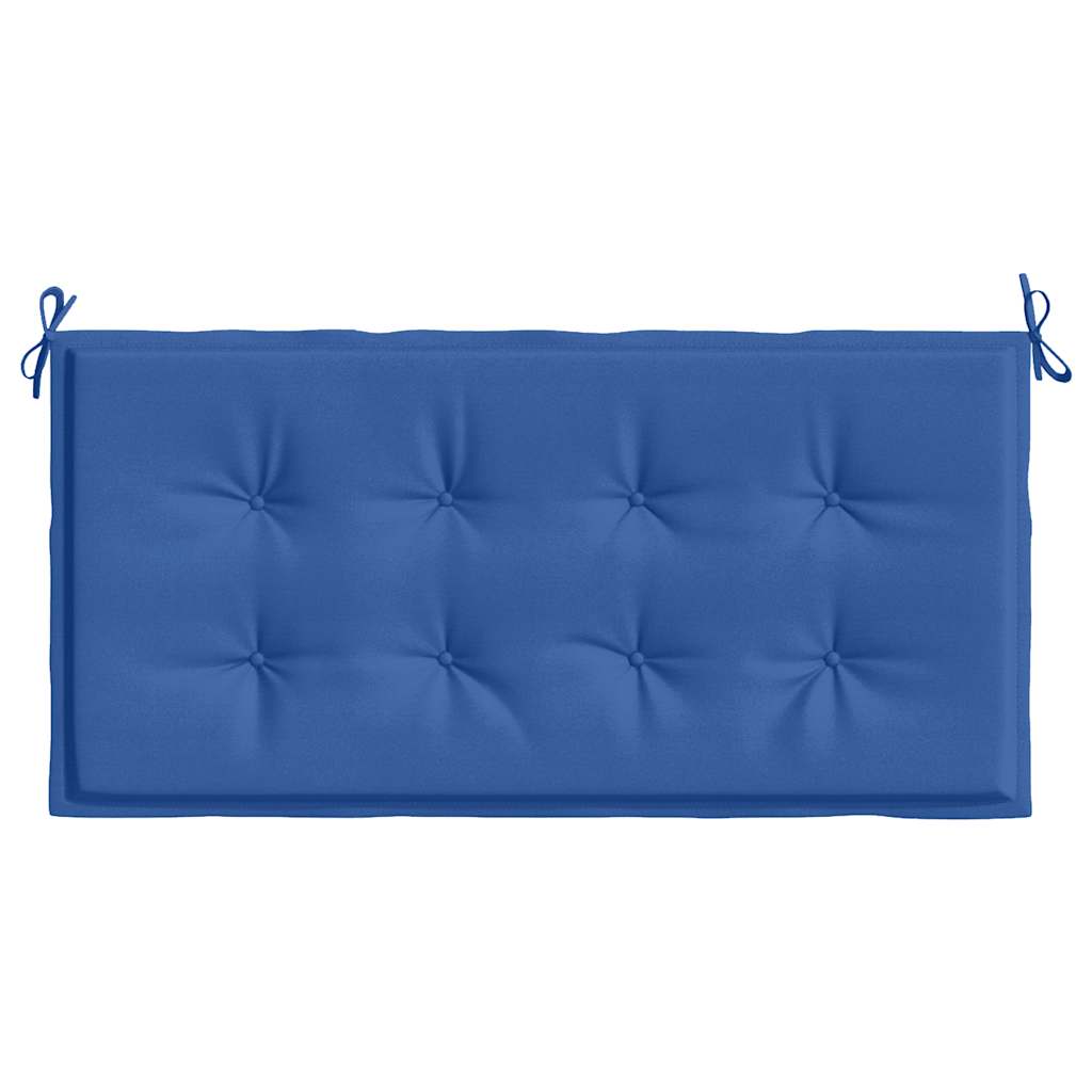 Jastuk za vrtnu klupu plavi 100 x 50 x 3 cm od tkanine Oxford