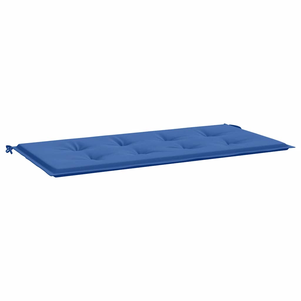 Jastuk za vrtnu klupu plavi 120x50x4 cm od tkanine Oxford