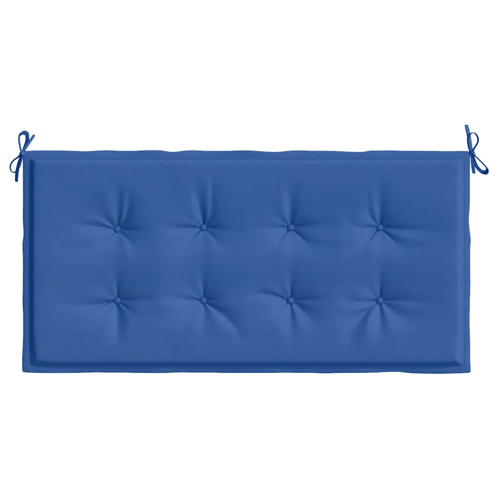 Jastuk za vrtnu klupu plavi 120x50x4 cm od tkanine Oxford