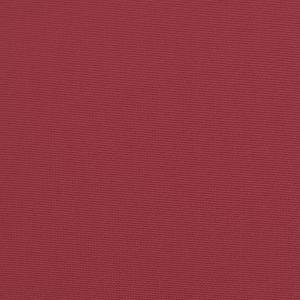 Jastuk za vrtnu klupu boja vina 180 x 50 x 3 cm tkanina Oxford
