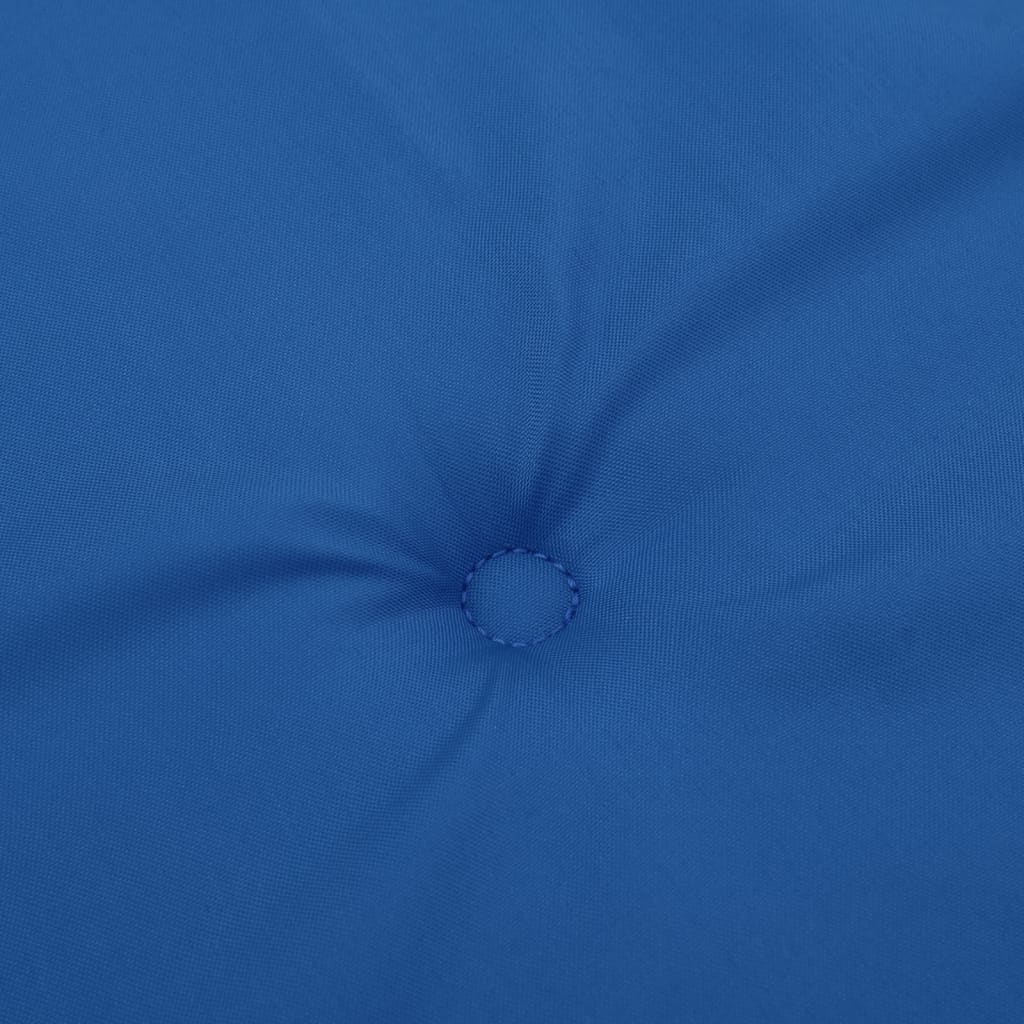 Jastuci za vrtne stolice 4 kom plavi 120 x 50 x 3 cm od tkanine