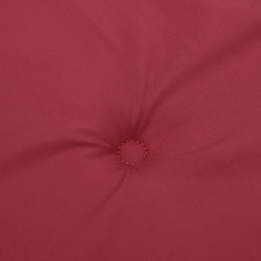 Jastuci za vrtne stolice 2 kom boja vina 100x50x3 cm od tkanine