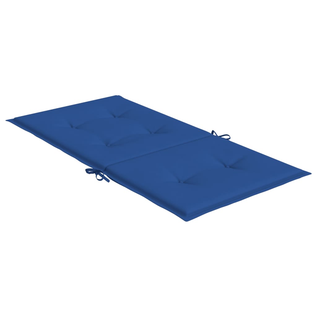 Jastuci za vrtne stolice 2 kom plavi 100 x 50 x 3 cm od tkanine