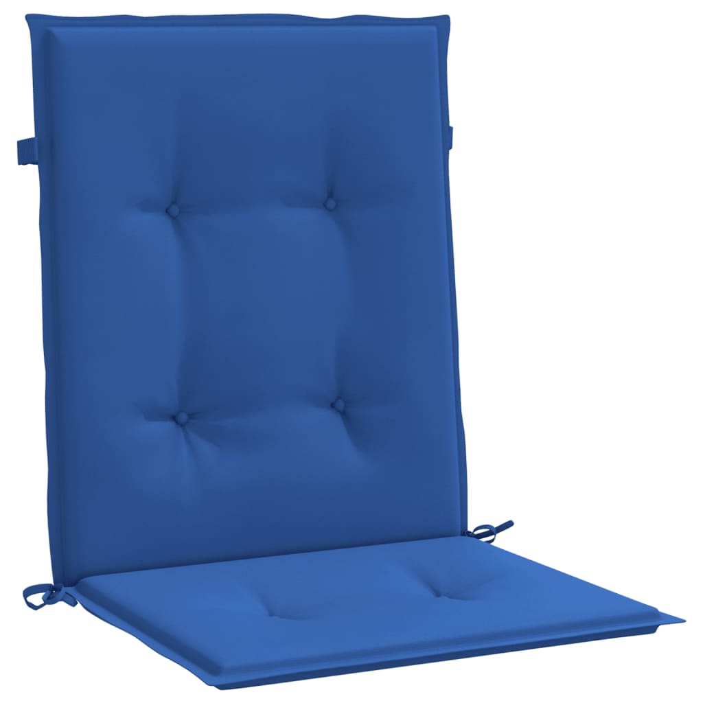 Jastuci za vrtne stolice 6 kom plavi 100 x 50 x 3 cm od tkanine