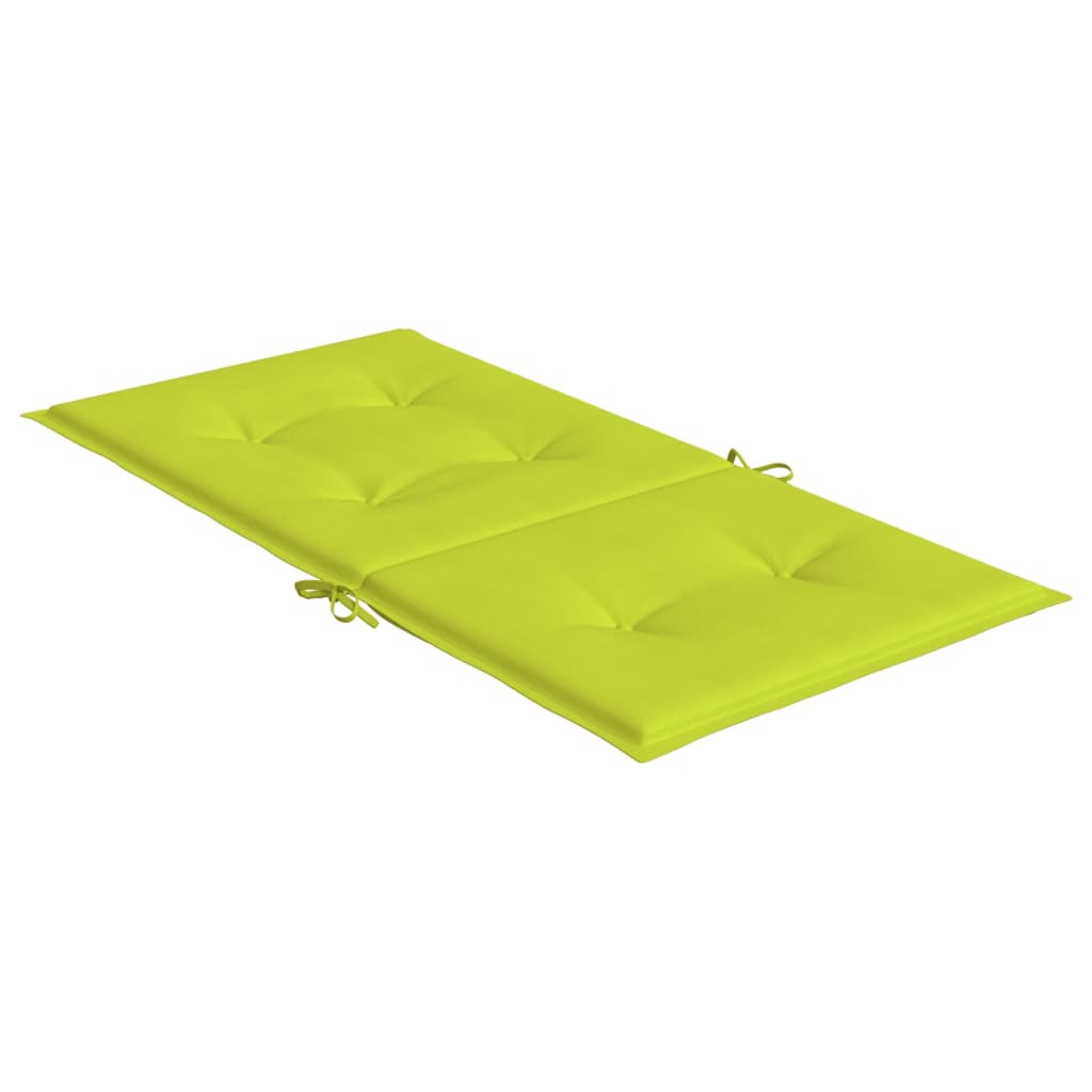 Jastuci za vrtne stolice 4 kom svjetlozeleni 100x50x3cm tkanina