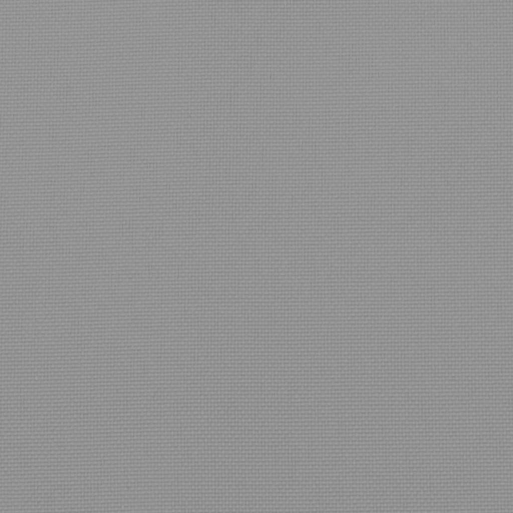 Jastuk za ležaljku sivi 186x58x4 cm od tkanine Oxford