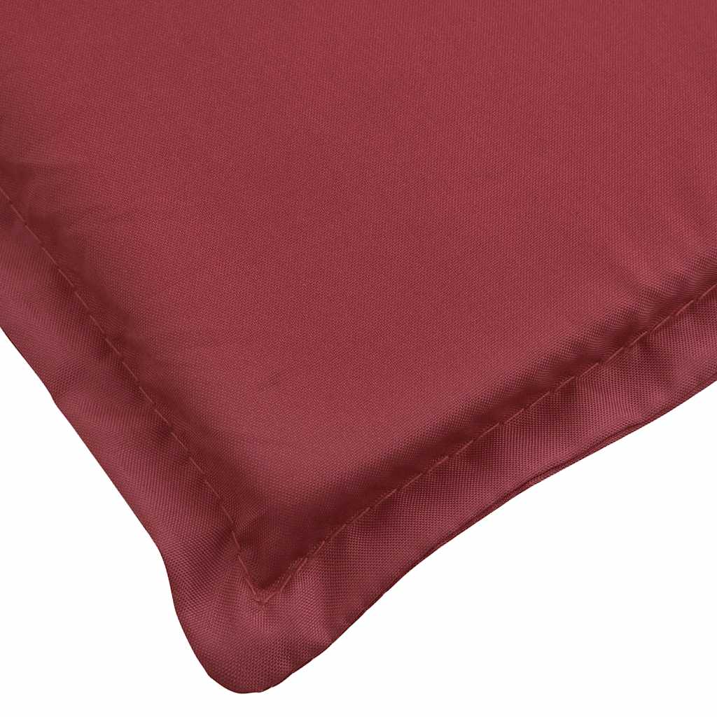 Jastuk za ležaljku boja vina 200 x 70 x 3 cm od tkanine Oxford