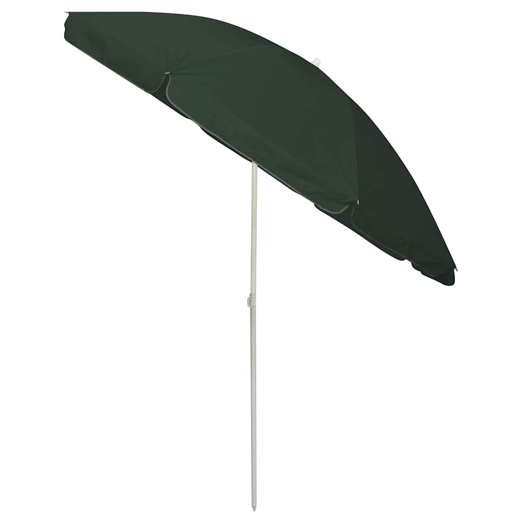 Suncobran za plažu zeleni 240 cm