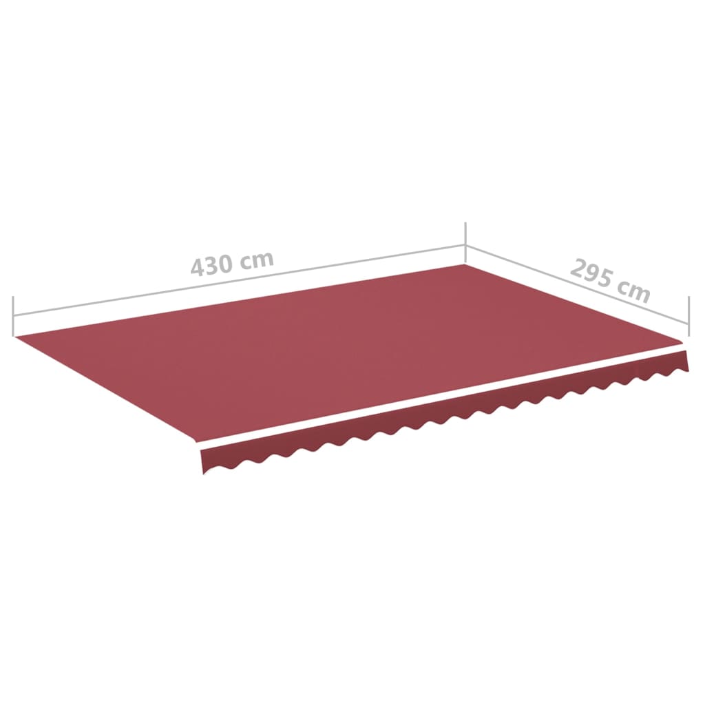 Zamjenska tkanina za tendu bordo 4,5 x 3 m