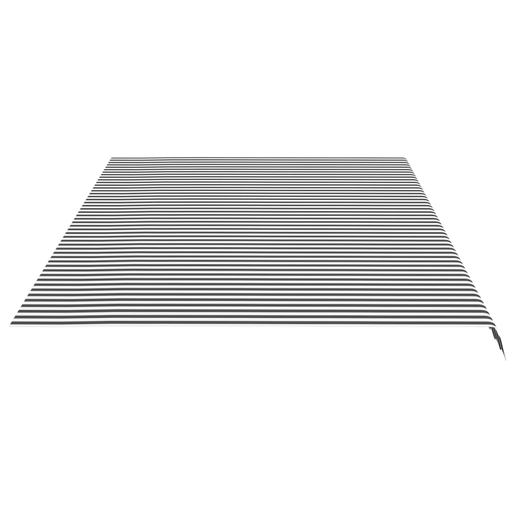 Zamjenska tkanina za tendu antracit-bijela 6 x 3,5 m