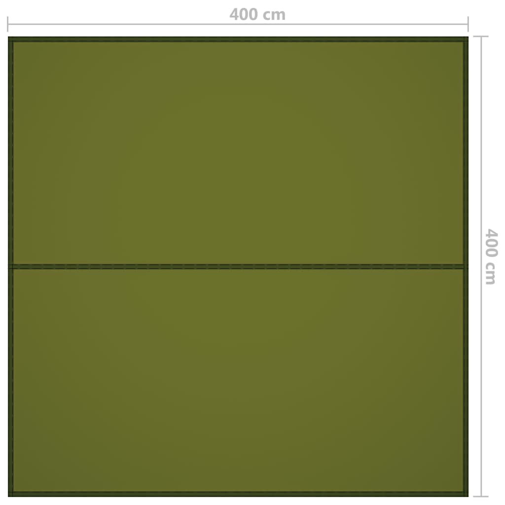 Vanjska cerada 4 x 4 m zelena