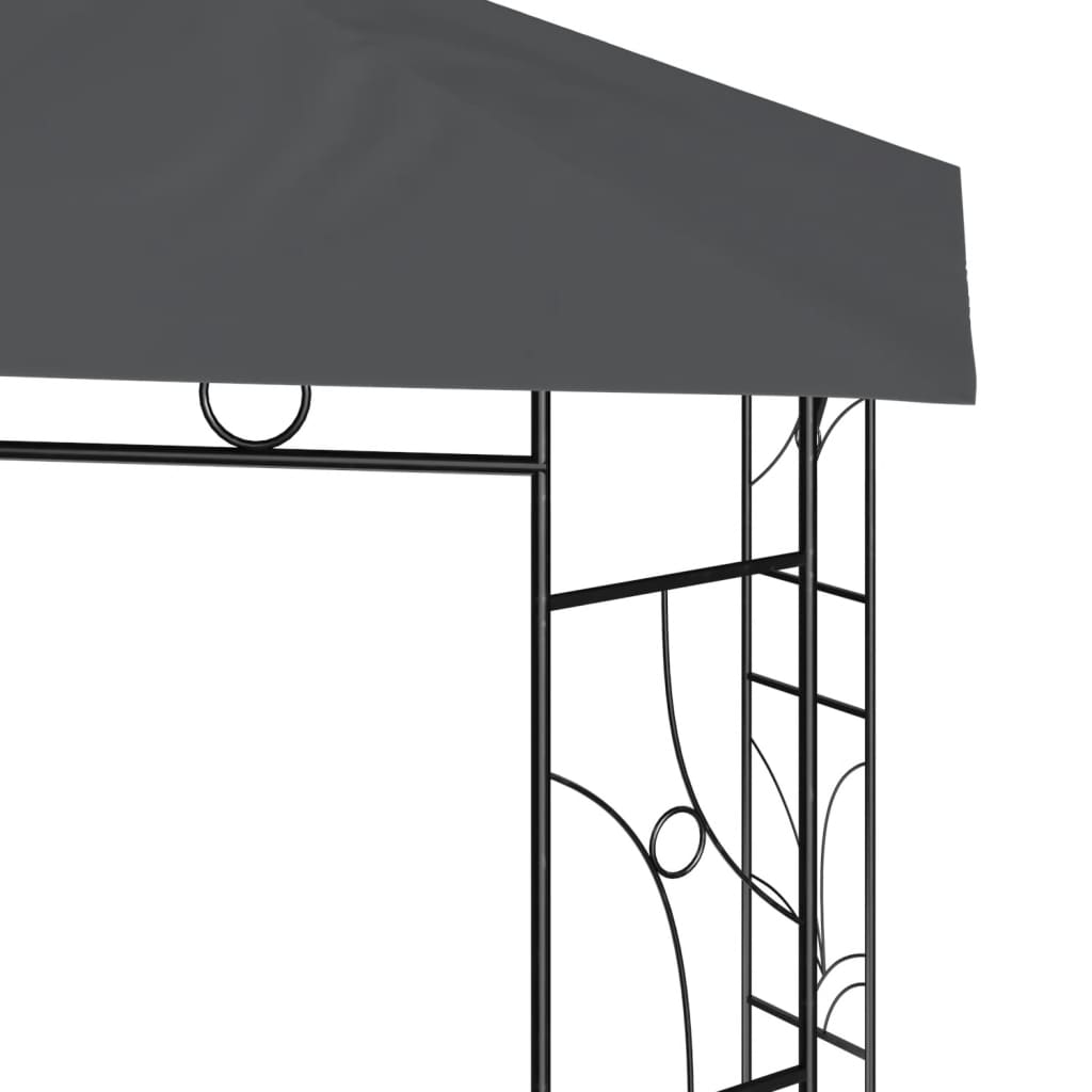 Sjenica 3 x 3 x 2,7 m antracit 160 g/m²