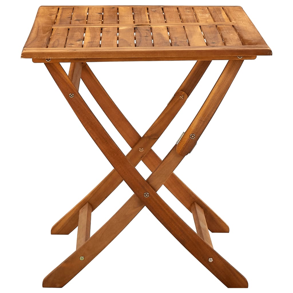 Sklopivi vrtni stol 120 x 70 x 75 cm masivno bagremovo drvo