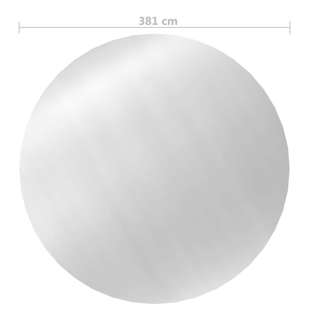 Pokrov za bazen srebrni 381 cm PE