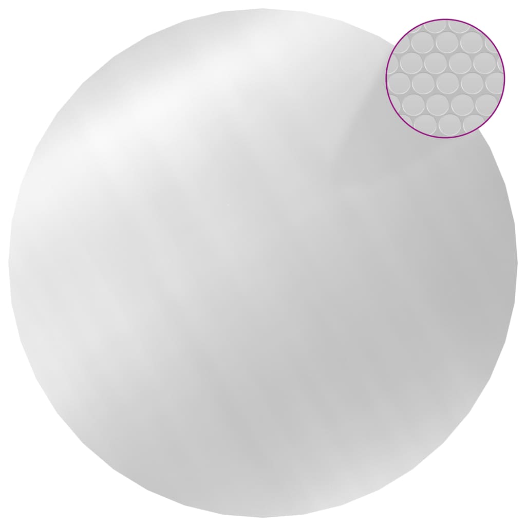 Pokrov za bazen srebrni 417 cm PE