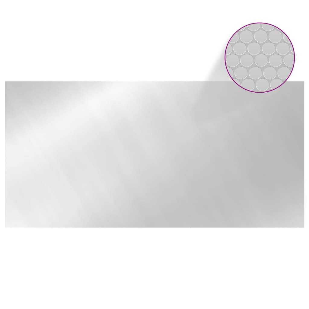 Pokrivač za bazen srebrni 450 x 220 cm PE