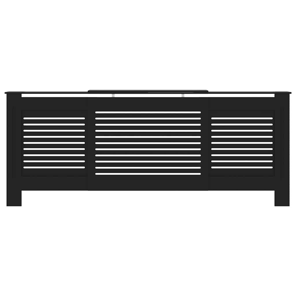 Pokrov za radijator MDF crni 205 cm