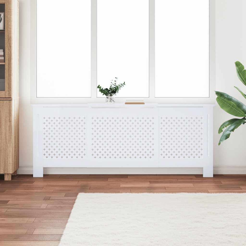 Pokrov za radijator MDF bijeli 205 cm