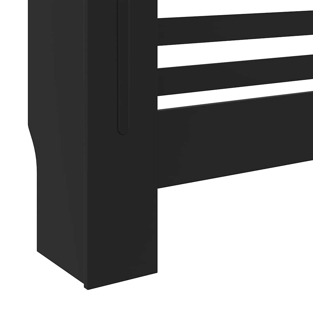 Pokrov za radijator MDF crni 78 cm