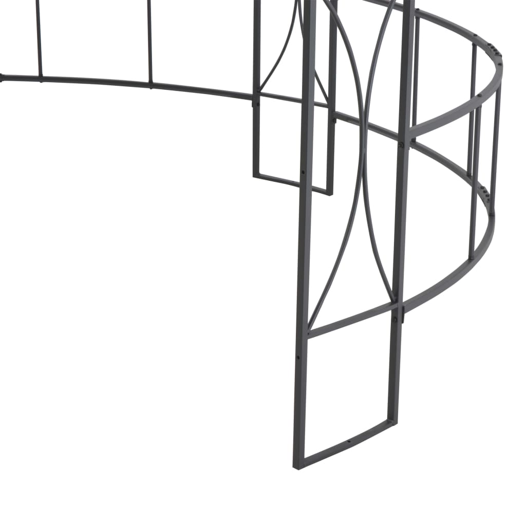 Sjenica 300 x 290 cm smeđe-siva okrugla
