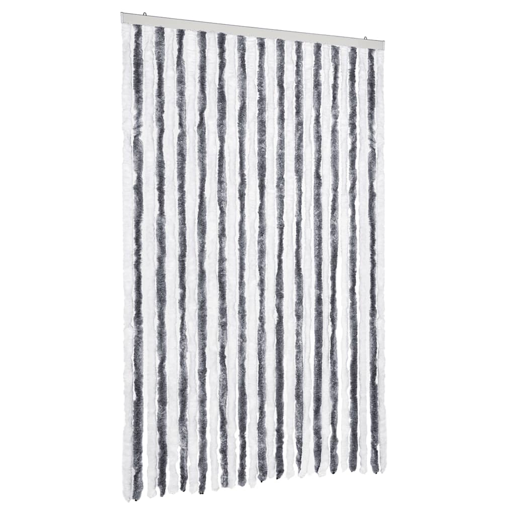 Zastor protiv insekata sivo-bijeli 118 x 220 cm šenil