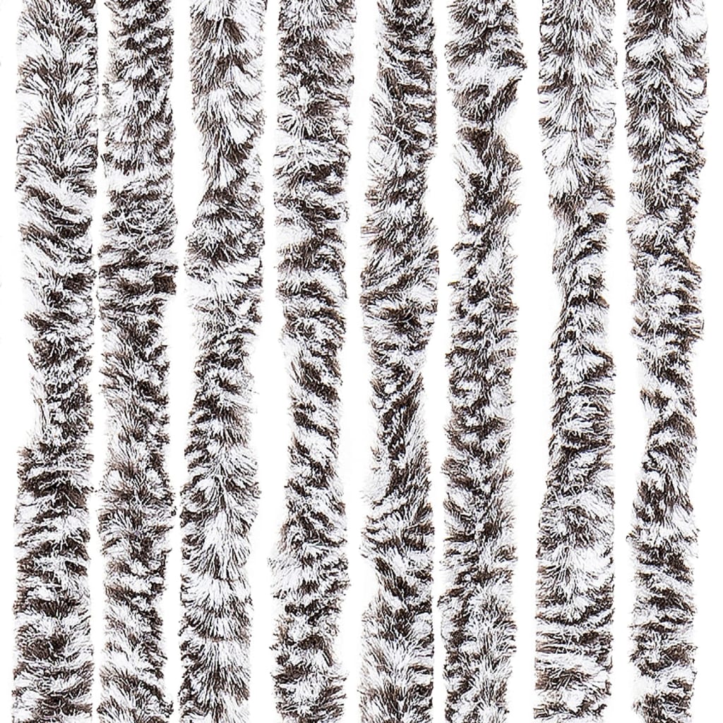 Zastor protiv insekata smeđi-bež 118 x 220 cm šenil