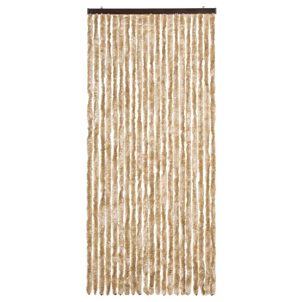Zastor protiv insekata bež 90 x 200 cm šenil