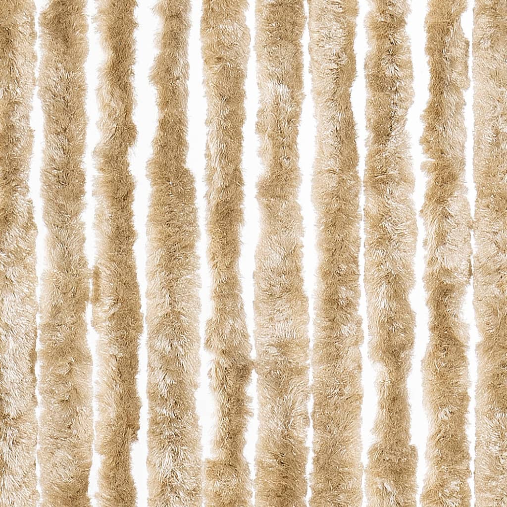 Zastor protiv insekata bež 118 x 220 cm šenil