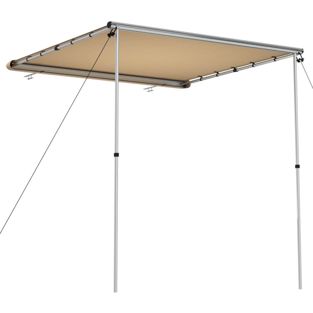 Tenda za kamp-prikolicu i karavan 1,8 x 2 x 2,15 m bež