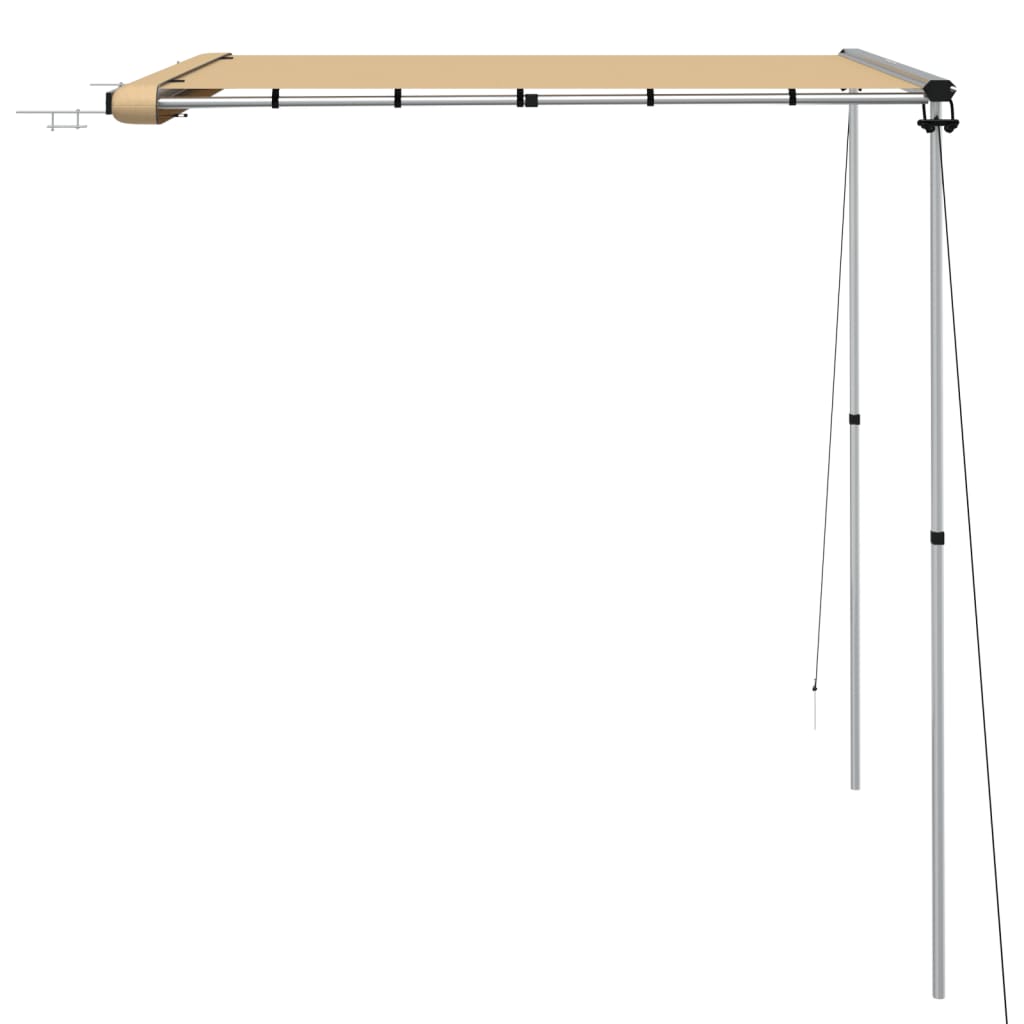 Tenda za kamp-prikolicu i karavan 1,8 x 2 x 2,15 m bež