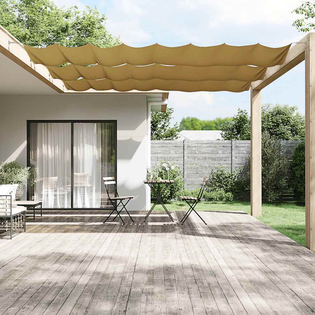 Okomita tenda bež 140 x 1000 cm od tkanine Oxford