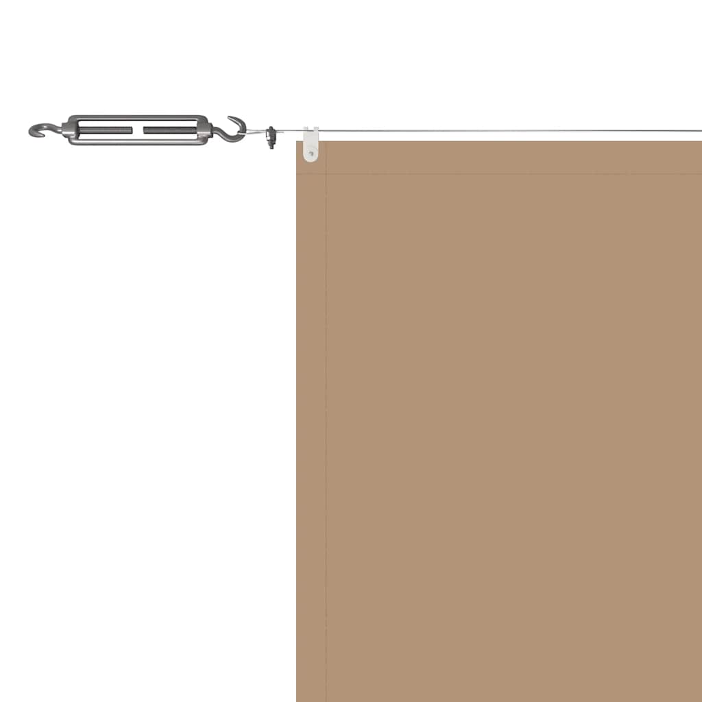 Okomita tenda smeđe-siva 60 x 1200 cm od tkanine Oxford
