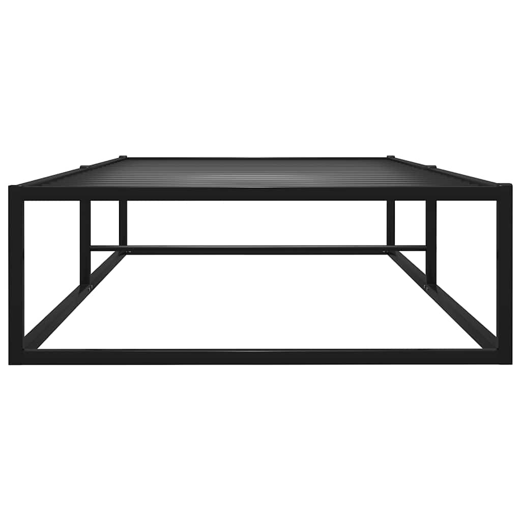 Okvir za krevet crni metalni 90 x 200 cm