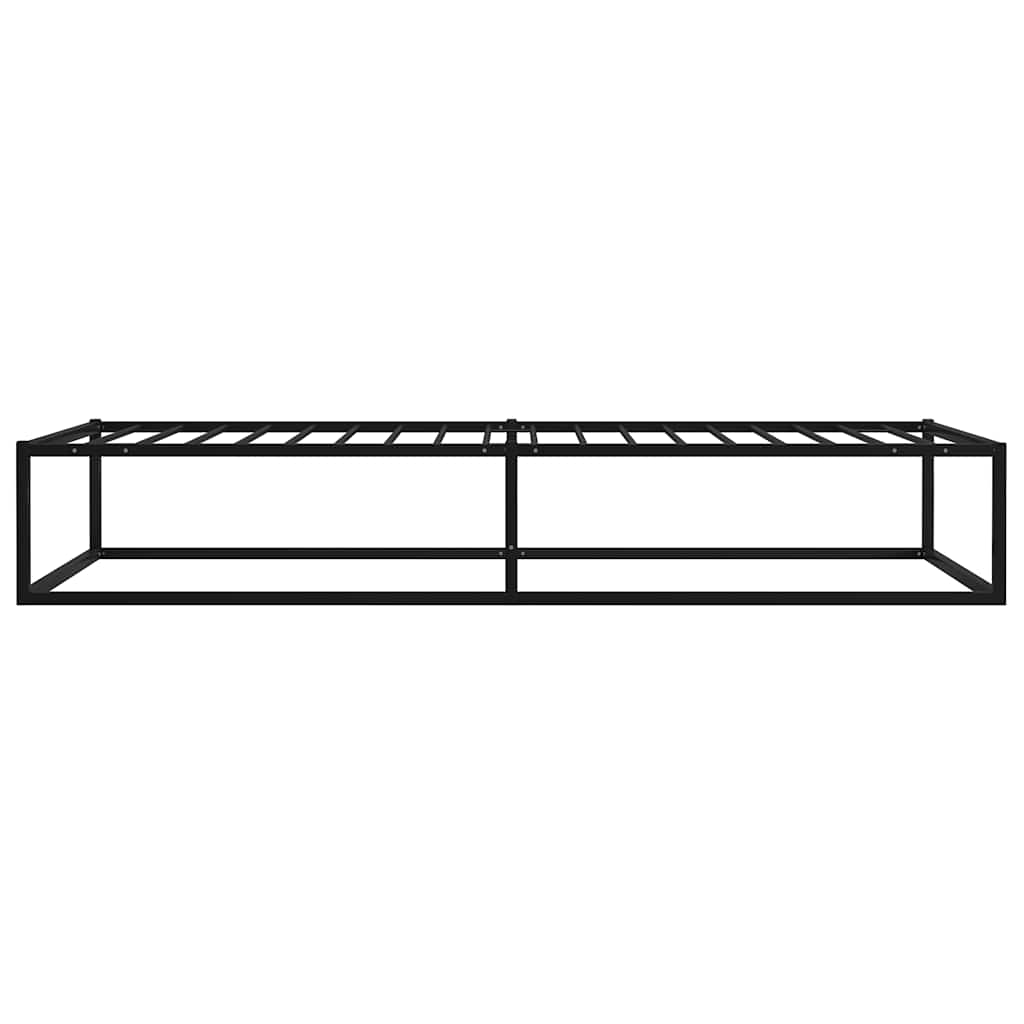 Okvir za krevet crni metalni 90 x 200 cm