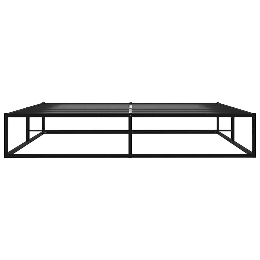 Okvir za krevet crni metalni 140 x 200 cm
