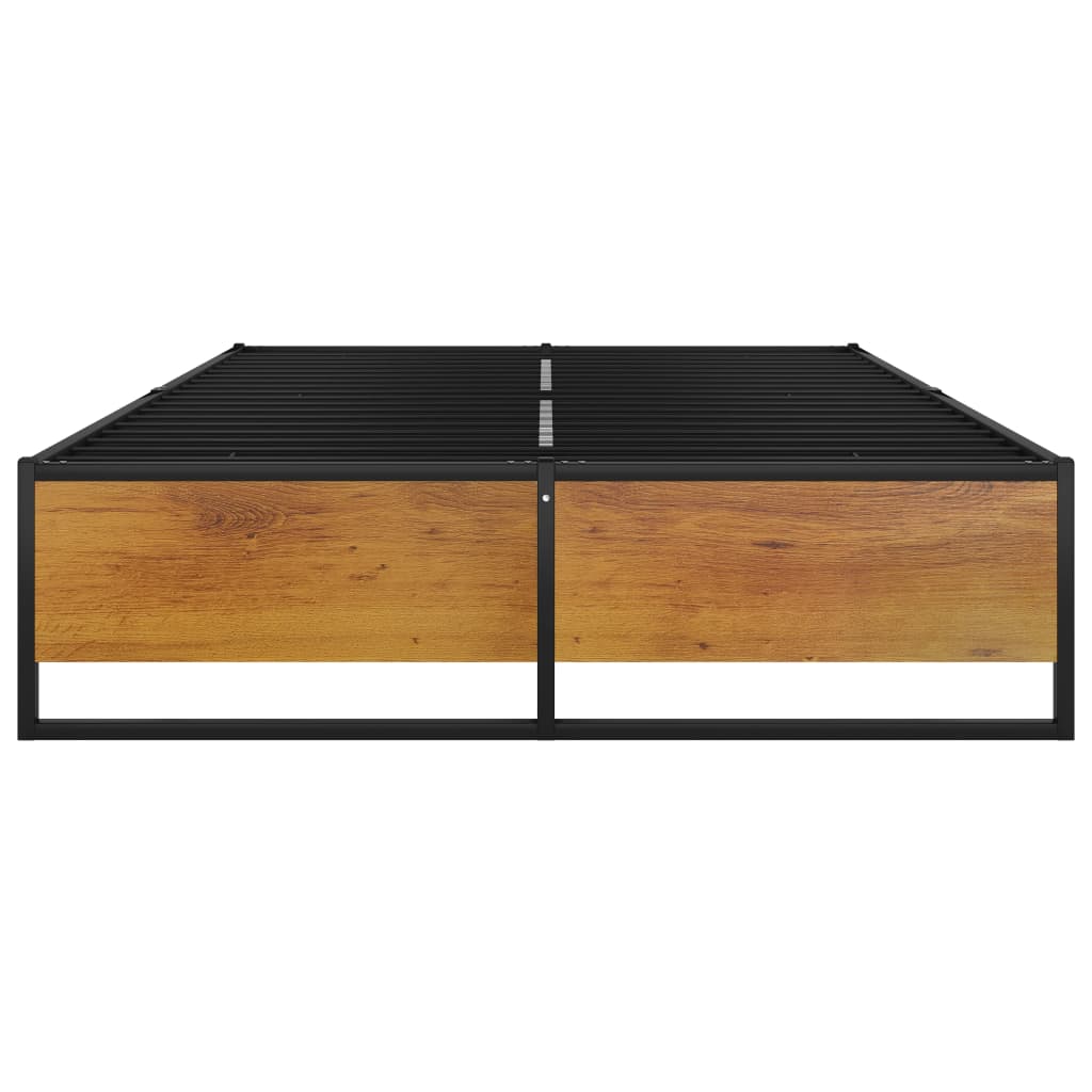 Okvir za krevet crni metalni 120 x 200 cm