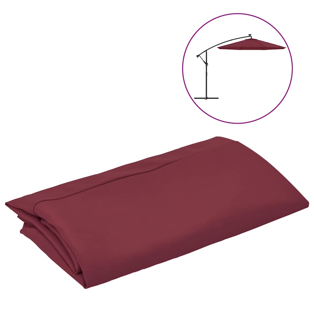 Zamjenska tkanina za konzolni suncobran 300 cm bordo