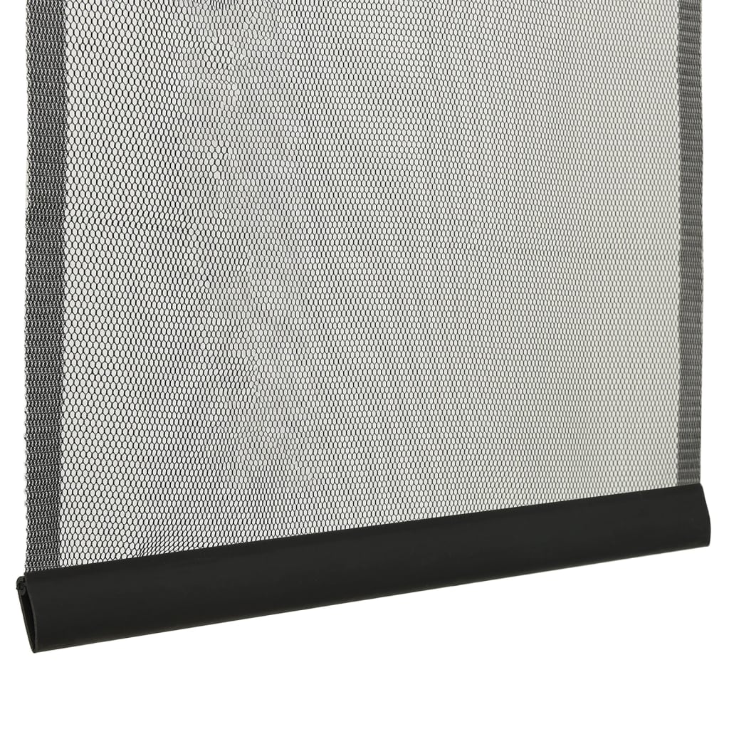 Zastor protiv insekata s 10-dijelnom mrežom crni 240 x 240 cm