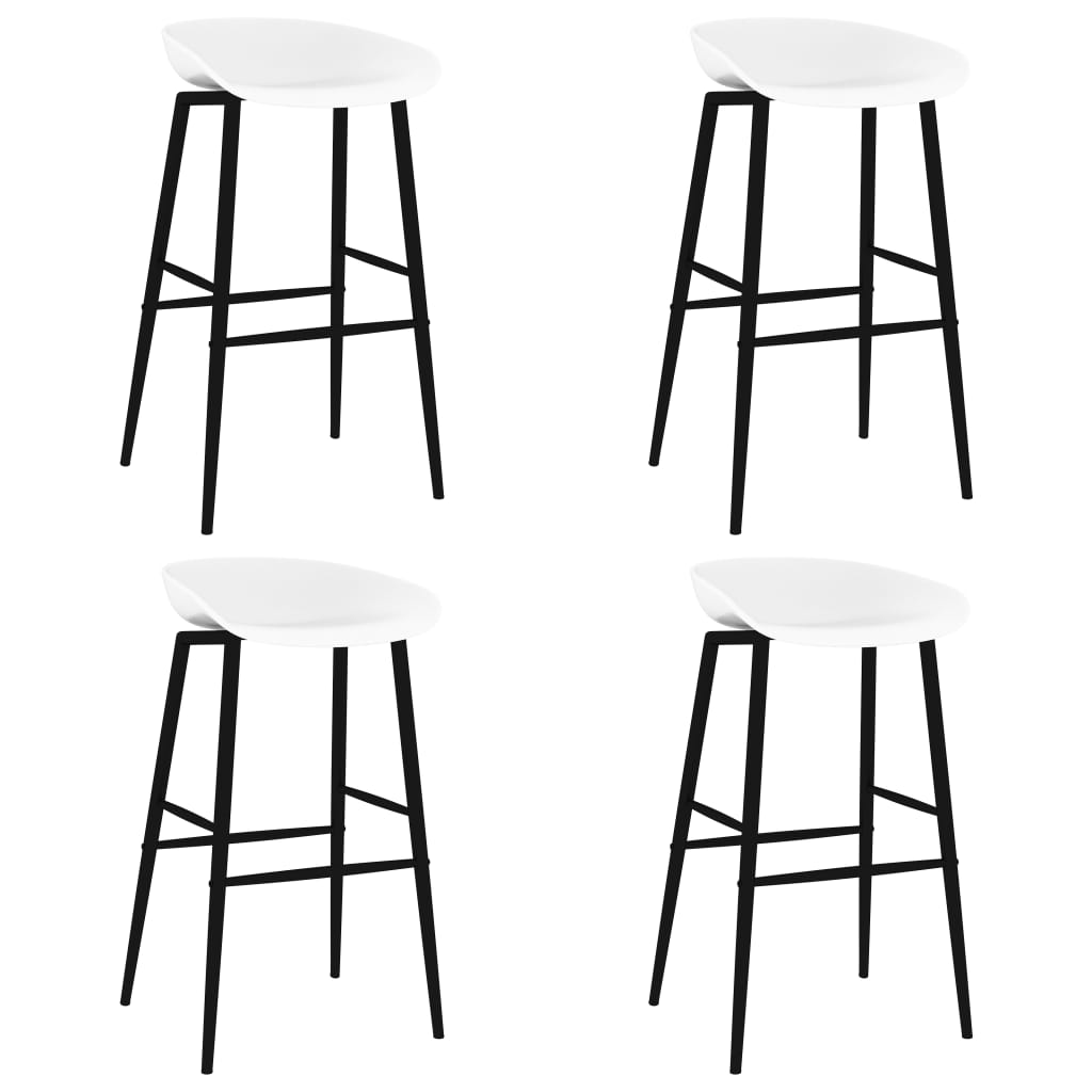 5-dijelni barski set crno-bijeli