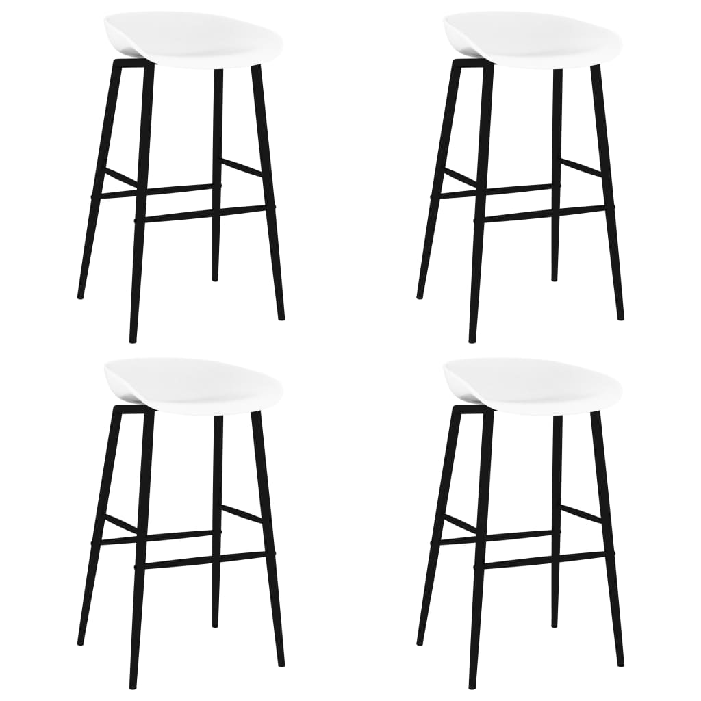 5-dijelni barski set crno-bijeli