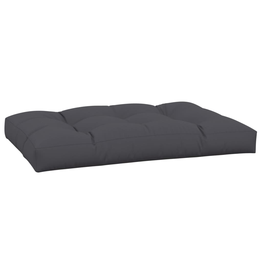 Jastuk za palete antracit 120 x 80 x 12 cm od tkanine