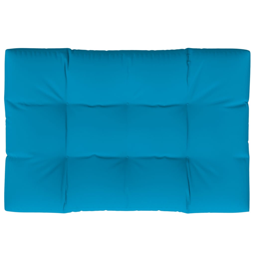 Jastuk za palete plavi 120 x 80 x 12 cm od tkanine