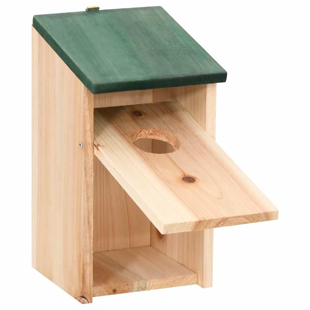 Kućice za ptice 10 kom od masivne jelovine 12 x 12 x 22 cm