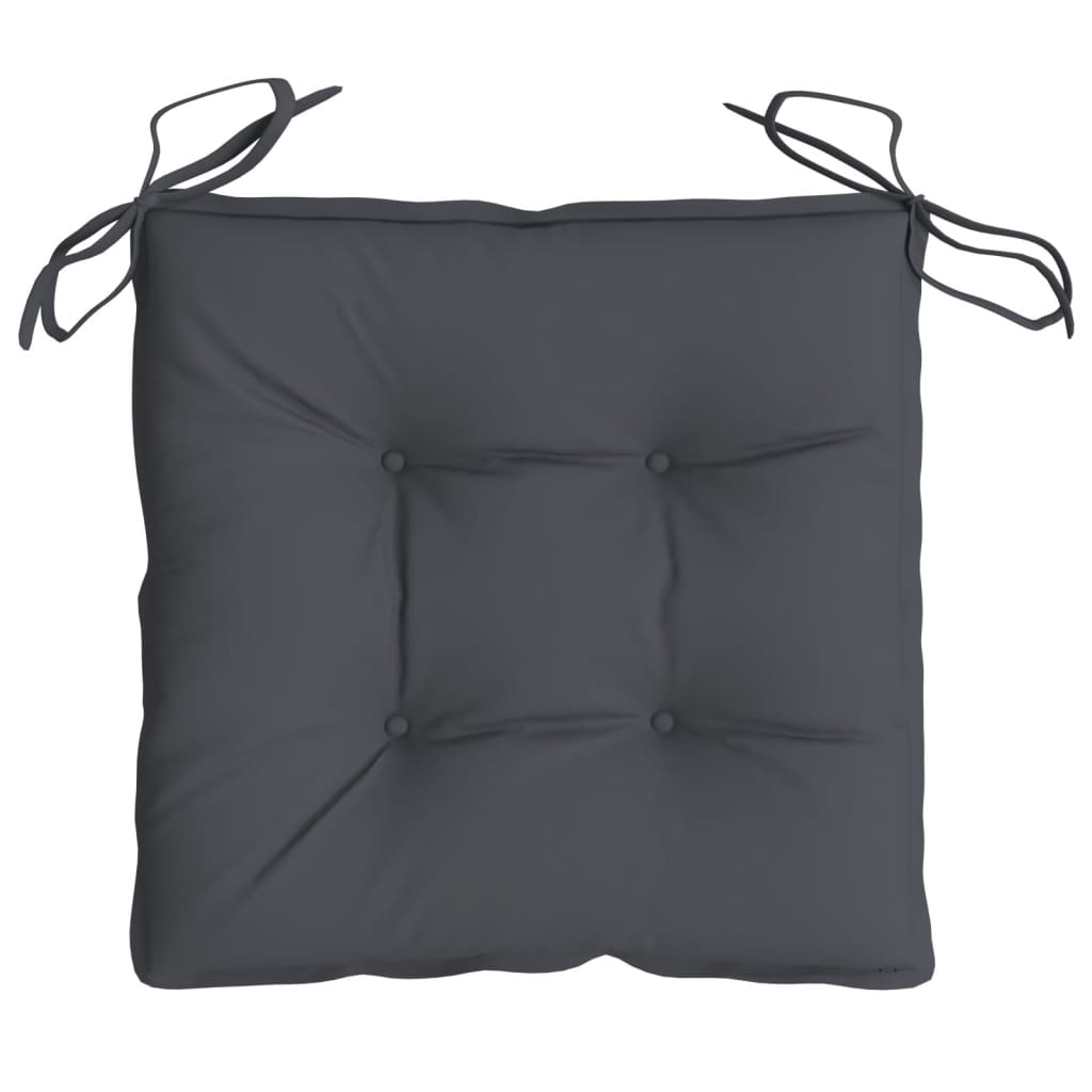 Jastuci za stolice 4 kom antracit 40x40x7 cm od tkanine Oxford