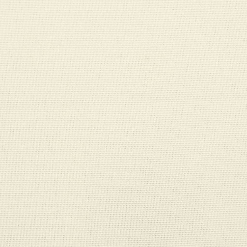 Jastuk za vrtnu klupu krem bijeli 150x50x7 cm od tkanine Oxford