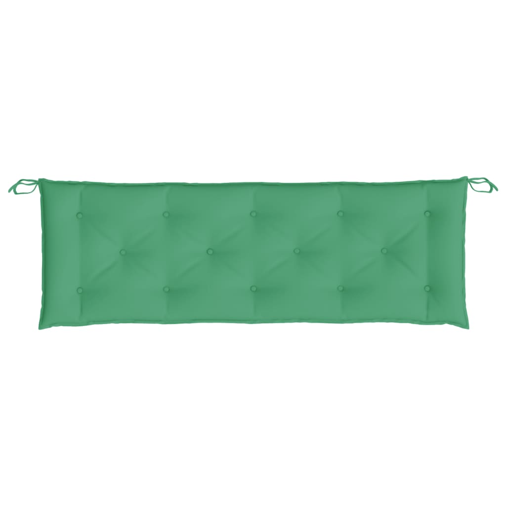 Jastuk za vrtnu klupu zeleni 150 x 50 x 7 cm od tkanine Oxford